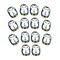 Yellow Door Pre-Coding Penguin Stones, Set of 18 YUS1110 - alternate 1
